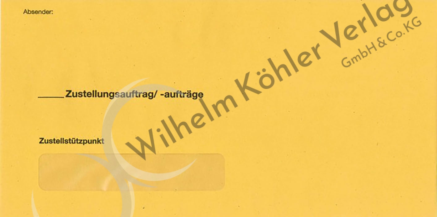 KO (120/235 mm), nassklebend, 1.000 Stk (VE)                                     KO (120/235 mm), nassklebend, 1.000 Stk (VE)